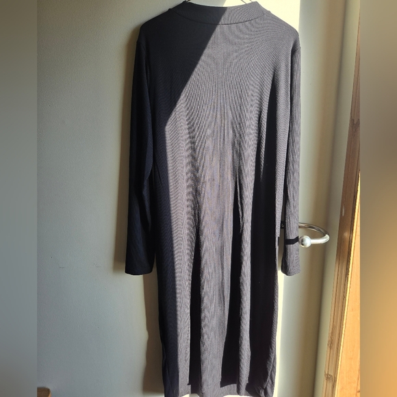 H&M Black Maxi Maternity Dress Womens Size XL - Picture 4 of 5